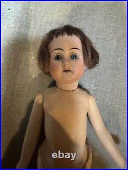 8 1/2 Antique GERMAN Gebruder Knoch All Bisque Doll