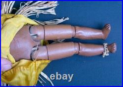 8 Antique German Black-complexioned Character Doll 34.18, By Gebruder Kuhnlenz