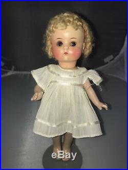 9 Antique German Painted Bisque Head Doll AM JUST ME! Composition Body