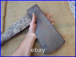 9 Lb! Giant Enormous Vintage Antique German Felling Logging Forest Hatchet