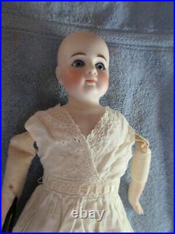ANTIQUE 16 BELTON BISQUE HEAD FASHION DOLL Made For FRENCH MARKET