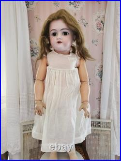 ANTIQUE 24 German Bisque HEINRICH HANDWERCK 109-13 DOLL Mama Body Almond Eyes