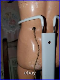 ANTIQUE 24 German Bisque HEINRICH HANDWERCK 109-13 DOLL Mama Body Almond Eyes