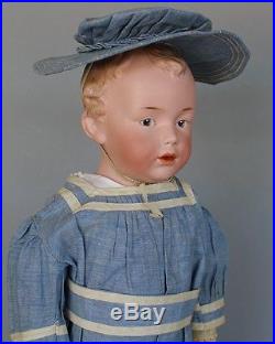 ANTIQUE GERMAN CHARACTER DOLL by GEBRUDER HEUBACH