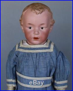 ANTIQUE GERMAN CHARACTER DOLL by GEBRUDER HEUBACH