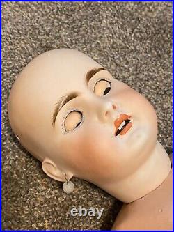 ANTIQUE German Pale Bisque #204 Head Doll by BAHR & PROSCHILD 28 ANTIQUE German Pale Bisque #204 Head Doll by BAHR & PROSCHILD 28