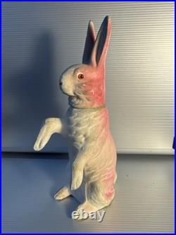 +ANTIQUE+ German Paper Mache / Bunny / Rabbit / Easter / Candy Container c1930 +ANTIQUE+ German Paper Mache / Bunny / Rabbit / Easter / Candy Container c1930
