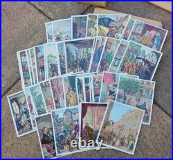 ANTIQUE VINTAGE GERMAN CIGARETTE TRADE CARDS in packs BIG SET RARE