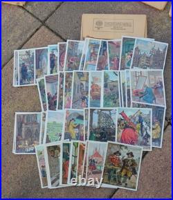 ANTIQUE VINTAGE GERMAN CIGARETTE TRADE CARDS in packs BIG SET RARE