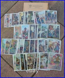 ANTIQUE VINTAGE GERMAN CIGARETTE TRADE CARDS in packs BIG SET RARE