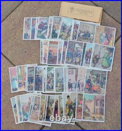 ANTIQUE VINTAGE GERMAN CIGARETTE TRADE CARDS in packs BIG SET RARE