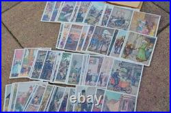 ANTIQUE VINTAGE GERMAN CIGARETTE TRADE CARDS in packs BIG SET RARE