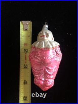 ANTIQUE/VINTAGE GERMAN GLASS MY DARLING CLOWN CHRISTMAS ORNAMENT- 1930s #1 ANTIQUE/VINTAGE GERMAN GLASS MY DARLING CLOWN CHRISTMAS ORNAMENT- 1930s #1