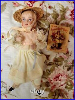 A. M 390 bisque head doll, German circa 1910/ With Doll / Antique Fur Dog/ Book A. M 390 bisque head doll, German circa 1910/ With Doll / Antique Fur Dog/ Book