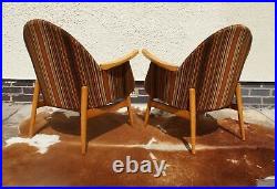 A Pair Of Vintage German Cocktail Lounge Armchairs Circa 1965 Chairs May19-8