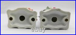 A Pair Vintage Antique German Porcelain Figurines of a Young Couple with Chairs