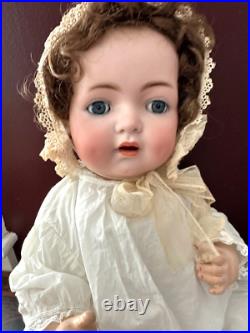 Adorable 20 SIMON HALBIG K & R 121 Antique German Bisque Baby Doll Sleep Eyes