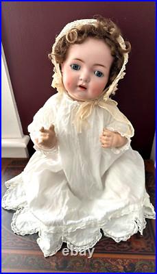 Adorable 20 SIMON HALBIG K & R 121 Antique German Bisque Baby Doll Sleep Eyes
