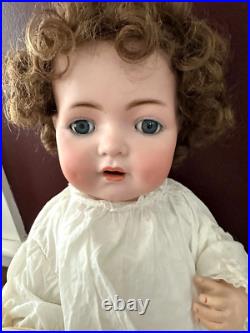 Adorable 20 SIMON HALBIG K & R 121 Antique German Bisque Baby Doll Sleep Eyes