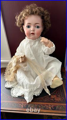 Adorable 20 SIMON HALBIG K & R 121 Antique German Bisque Baby Doll Sleep Eyes