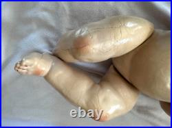 Adorable 20 SIMON HALBIG K & R 121 Antique German Bisque Baby Doll Sleep Eyes