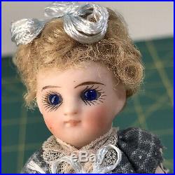 All Bisque Mignonette Antique Doll