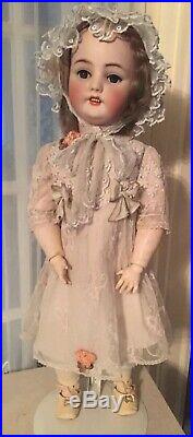 Antique 1078 Simon & Halbig 30 Bisque Doll. Incised S & H 15 On Back Of Head