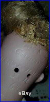 Antique 1078 Simon & Halbig Bisque Socket Head & Composition Doll Antique Dress