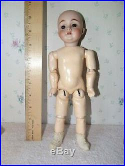 Antique 10 3/4 Cabinet Size Kestner German Bisque Head Doll 143