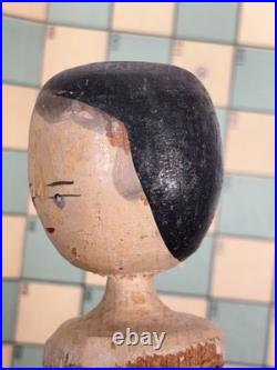 Antique 12 German Handcarved Wooden Grodnertal Doll Fully Jointed