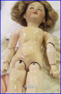 Antique 13 German Bisque Gebruder Heubach 8420 Doll withFully Jointed Orig Body