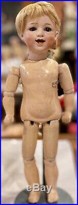 Antique 13 German Bisque Gebruder Heubach RARE Mold #5636 Smiling Doll