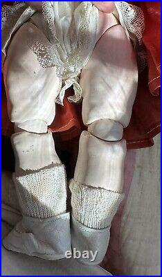 Antique 14 German Bisque 1361 ABG Factory Original Side Hipped Toddler Doll