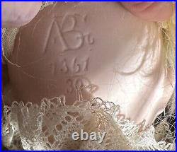 Antique 14 German Bisque 1361 ABG Factory Original Side Hipped Toddler Doll