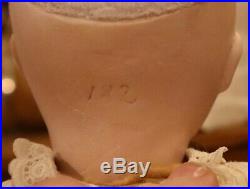Antique 14 German Bisque 182 Kling Closed Mouth Doll on Jumeau Body
