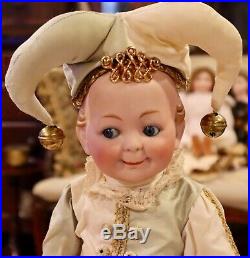 Antique 15 German Bisque Hertel Schwab 172 Extremely RARE Googly Toddler Doll