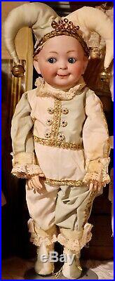 Antique 15 German Bisque Hertel Schwab 172 Extremely RARE Googly Toddler Doll