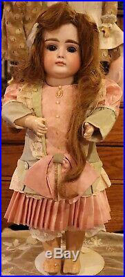 Antique 15 German Bisque Kestner CM Pouty XI Doll withPerfect Bisque withEarly Body