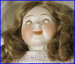 Antique 15 German Bisque RARE Hertel Schwab 165 Jubilee Googlie Toddler Doll