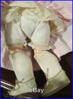 Antique 15 German Bisque RARE Hertel Schwab 165 Jubilee Googlie Toddler Doll