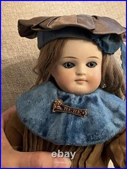 Antique 15 German Bisque Sonneberg Belton Doll French Market Straight Wrists Antique 15 German Bisque Sonneberg Belton Doll French Market Straight Wrists