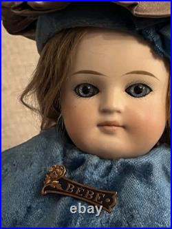 Antique 15 German Bisque Sonneberg Belton Doll French Market Straight Wrists Antique 15 German Bisque Sonneberg Belton Doll French Market Straight Wrists