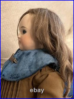 Antique 15 German Bisque Sonneberg Belton Doll French Market Straight Wrists Antique 15 German Bisque Sonneberg Belton Doll French Market Straight Wrists