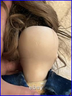 Antique 15 German Bisque Sonneberg Belton Doll French Market Straight Wrists Antique 15 German Bisque Sonneberg Belton Doll French Market Straight Wrists