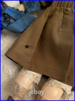 Antique 15 German Bisque Sonneberg Belton Doll French Market Straight Wrists Antique 15 German Bisque Sonneberg Belton Doll French Market Straight Wrists