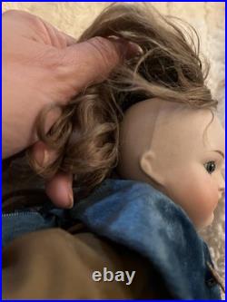 Antique 15 German Bisque Sonneberg Belton Doll French Market Straight Wrists Antique 15 German Bisque Sonneberg Belton Doll French Market Straight Wrists