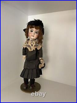 Antique 16 German Bisque Head Schoenau Hoffmeister 1909 Doll Comp Body Human Hr