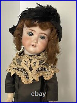 Antique 16 German Bisque Head Schoenau Hoffmeister 1909 Doll Comp Body Human Hr