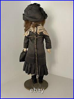 Antique 16 German Bisque Head Schoenau Hoffmeister 1909 Doll Comp Body Human Hr