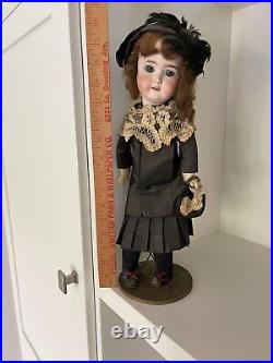 Antique 16 German Bisque Head Schoenau Hoffmeister 1909 Doll Comp Body Human Hr